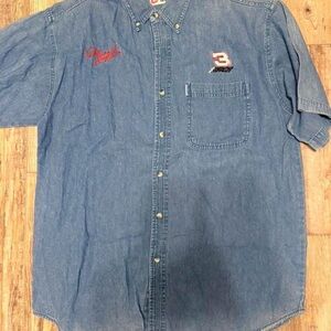 Men's Blue Denim Shirt
